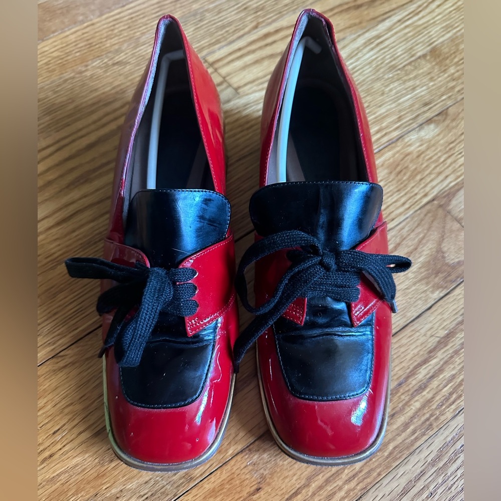 Marni Red and Black Women's Shoes